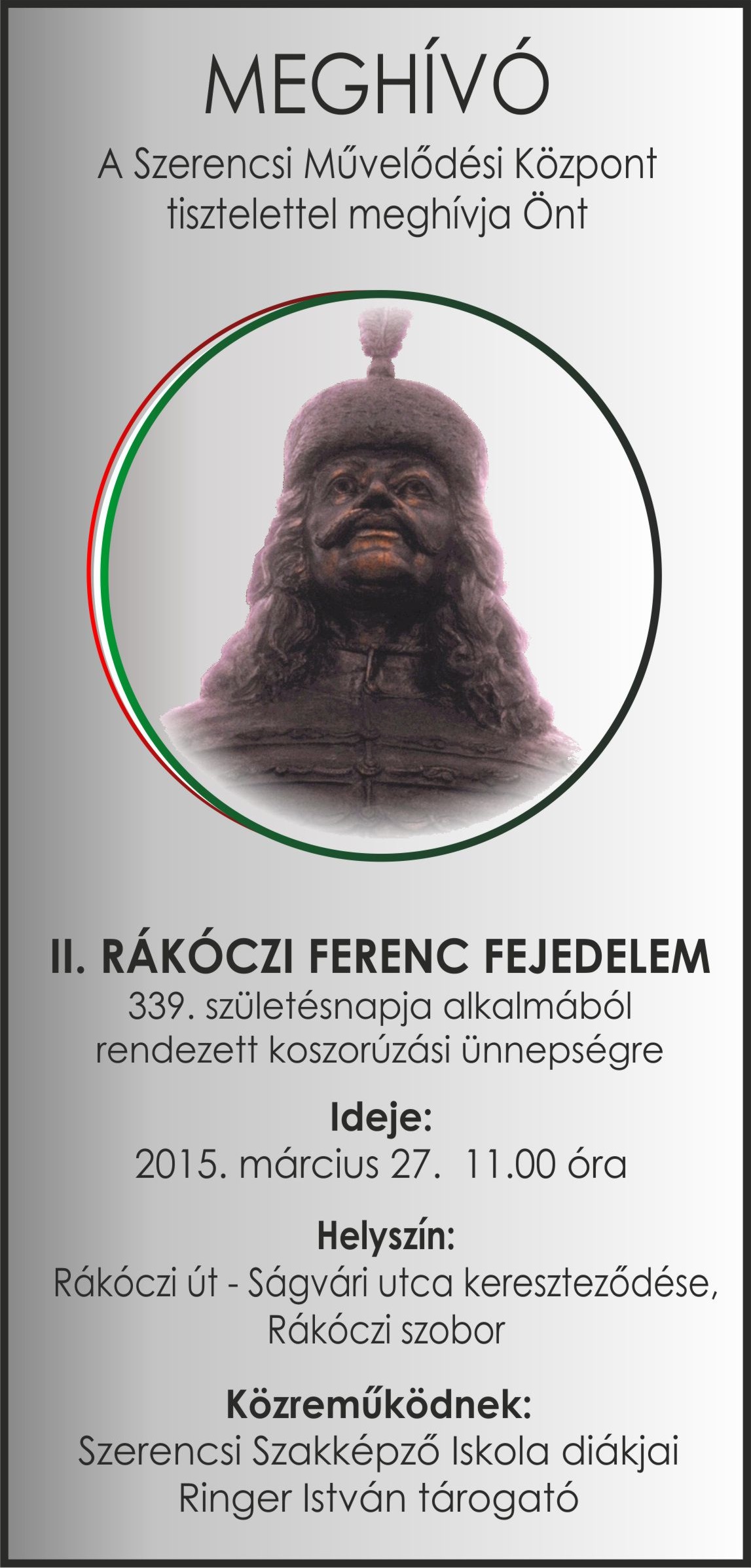 Megemlékezés II. Rákóczi Ferencről