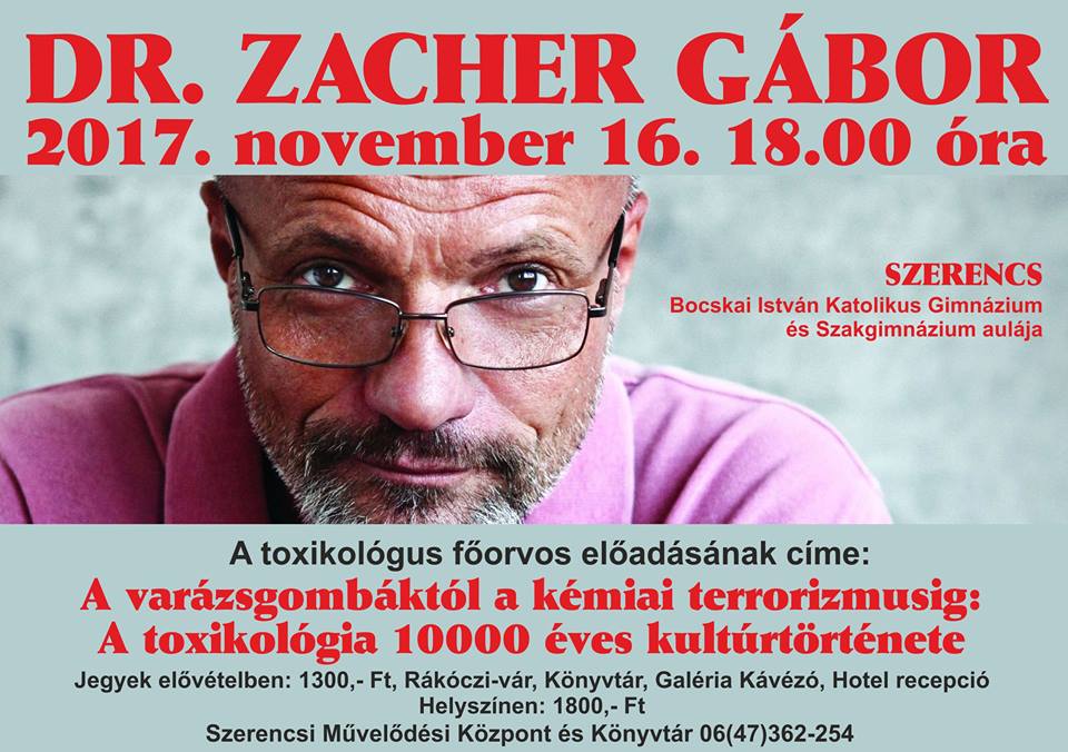 Dr. Zacher Gábor előadása Szerencsen