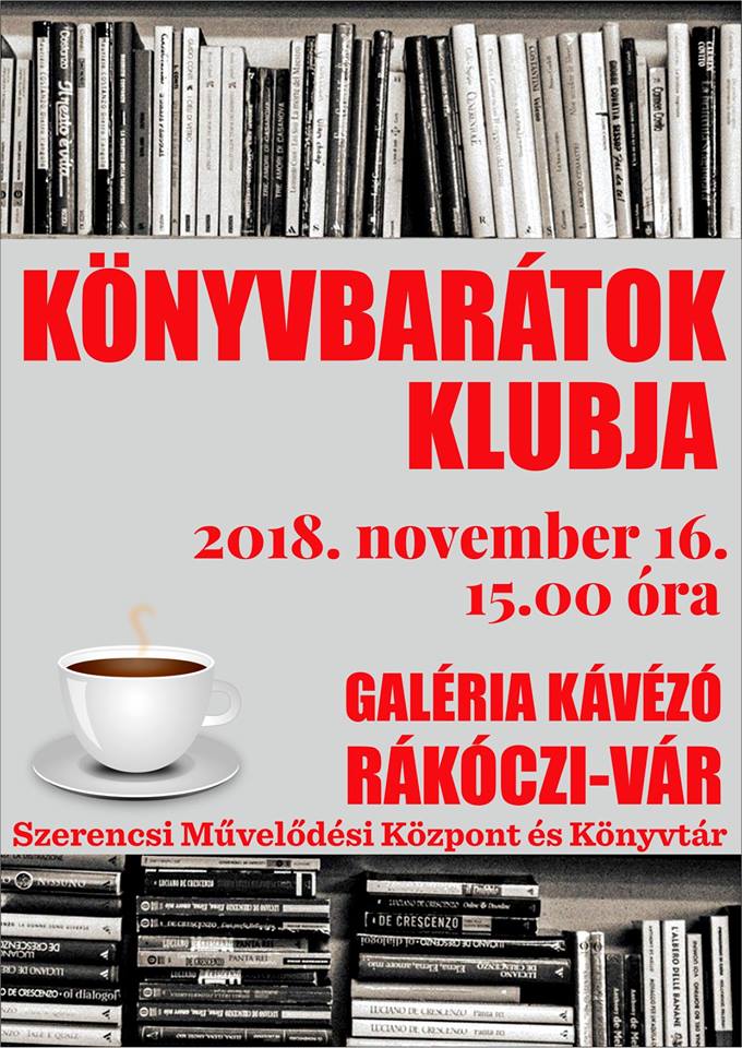 Könyvbarátok Klubja 2018.11.16.