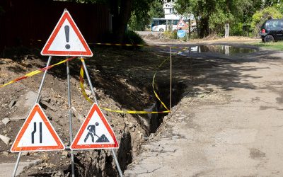 Szünetel a munka a kollégium utcáján